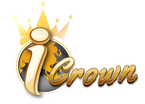 icrown Malaysia official logo gold branding